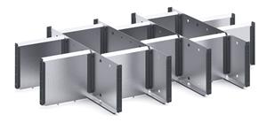 Cubio Metal / Steel Divider Kit ETS-85150-7 15 Compartment Bott Cubio Steel Divider Kits 29/43020657 Cubio Divider Kit ETS 85150 7 15 Comp.jpg